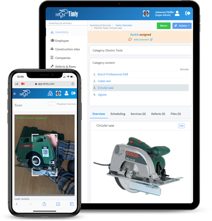 Asset Management Software on any device The Timly Asset Management Software on any device