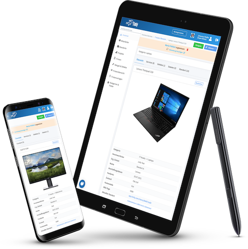 IT Asset Management with inventories software mobile