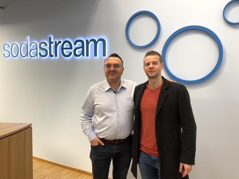 Timly in Frankfurt beim SodaStream Team