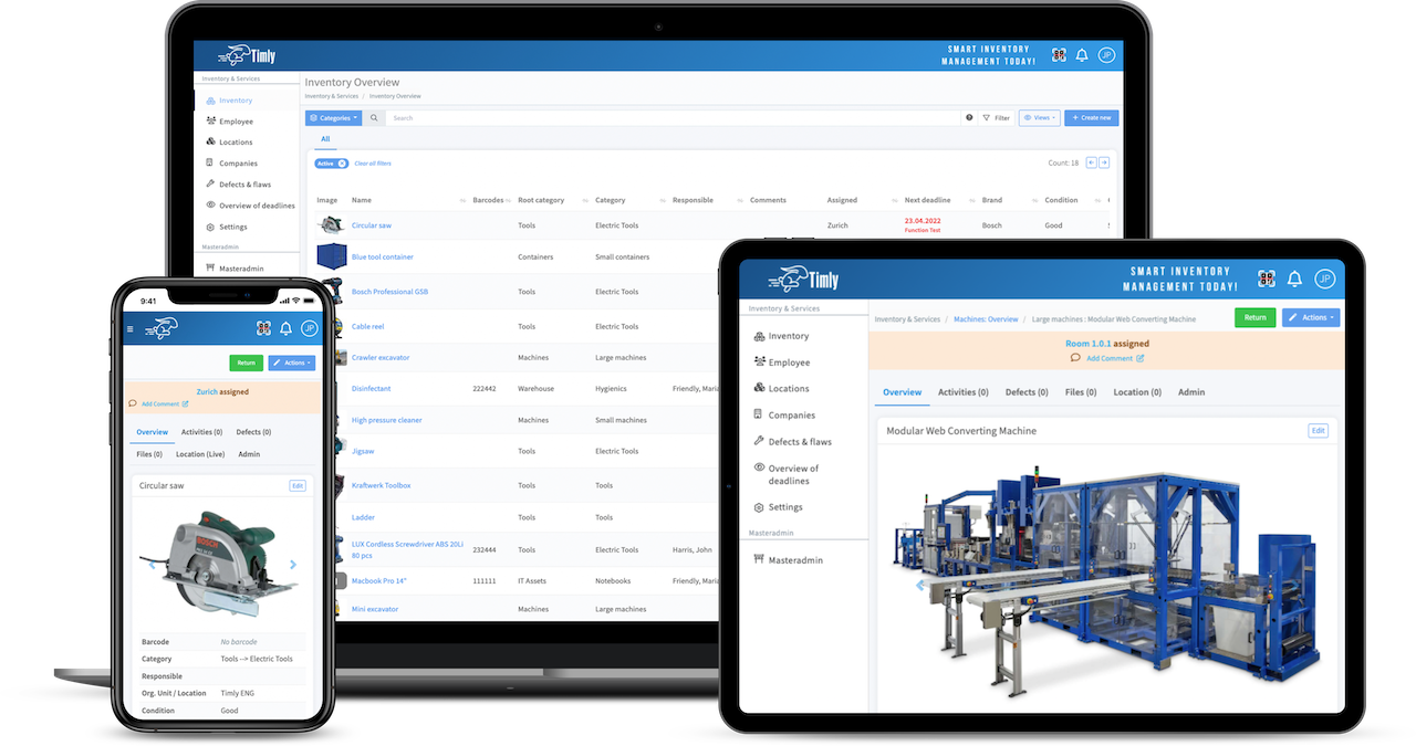 Maintenance Management Software Timly Inventory