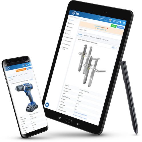 stock management excel replaced by Timly - here on different devices