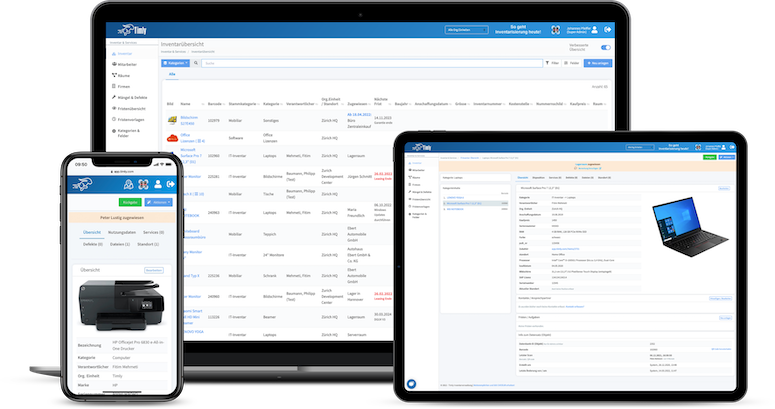 Cloud-Based Inventory Management on multiple devices