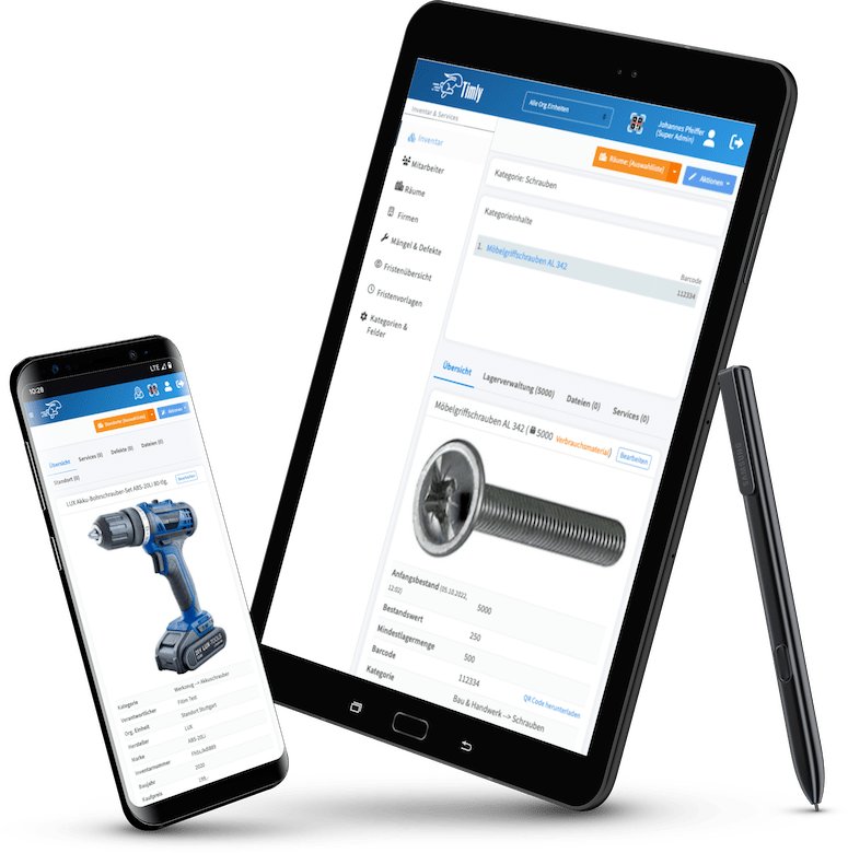 Workshop planning software Timly shown on multiple devices