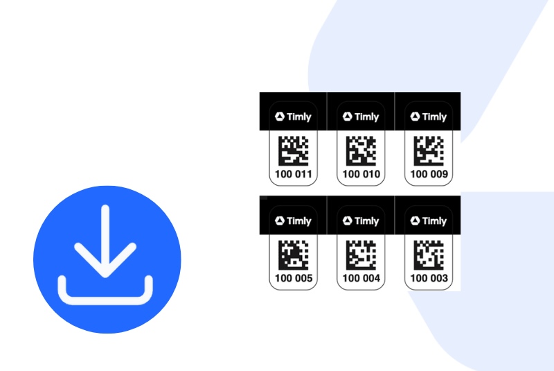 Étiquettes QR code imprimables 9