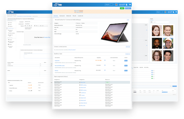 Asset-Management-Software für Kommunalverwaltungen 256 Inventarverwaltung Software Timly Übersicht