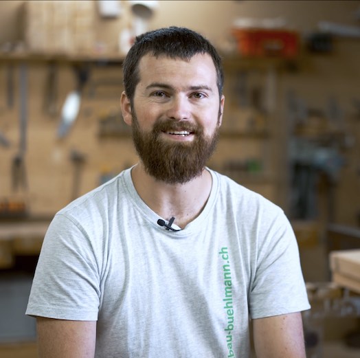 Jan Keller, construction worker at Holzbau Bühlmann AG