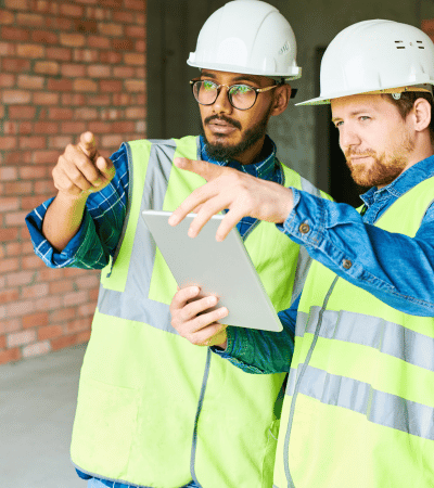 Construction site employees define custom roles