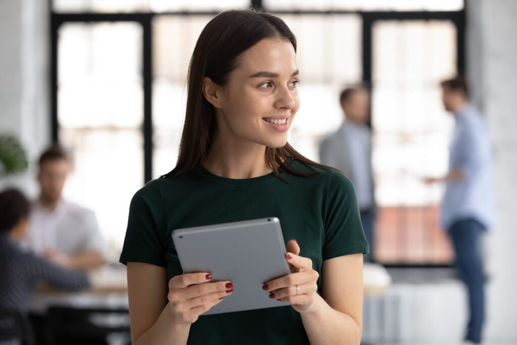 Digital Employee File with Timly can be used on tablets and all mobile devices