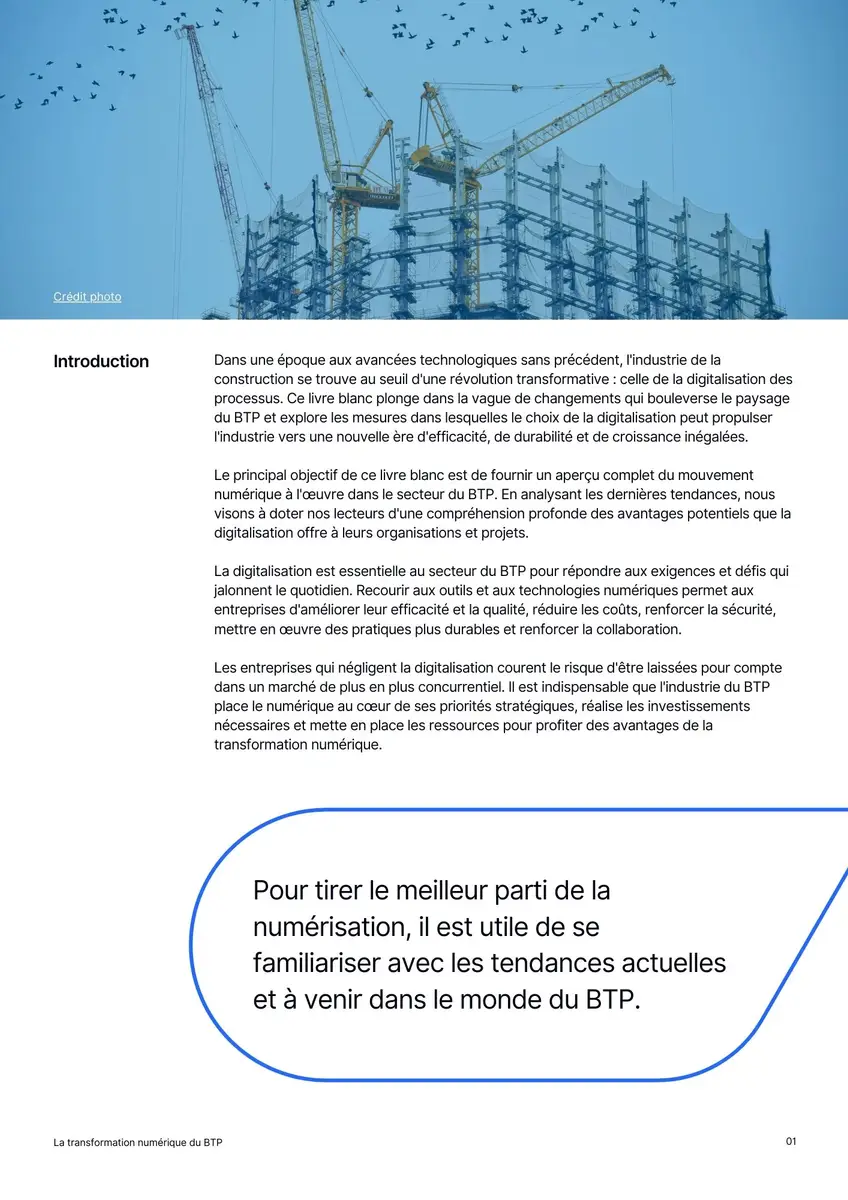 Livre blanc Timly - La transformation numérique du BTP - Extrait 1