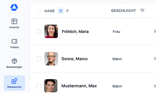 Smarte Schulungsverwaltung Funktion in Inventarverwaltung Software dargestellt