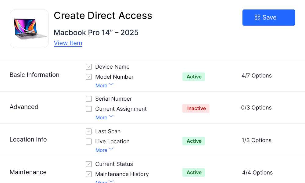 Screenshot of Timly's Maintenance Management Software