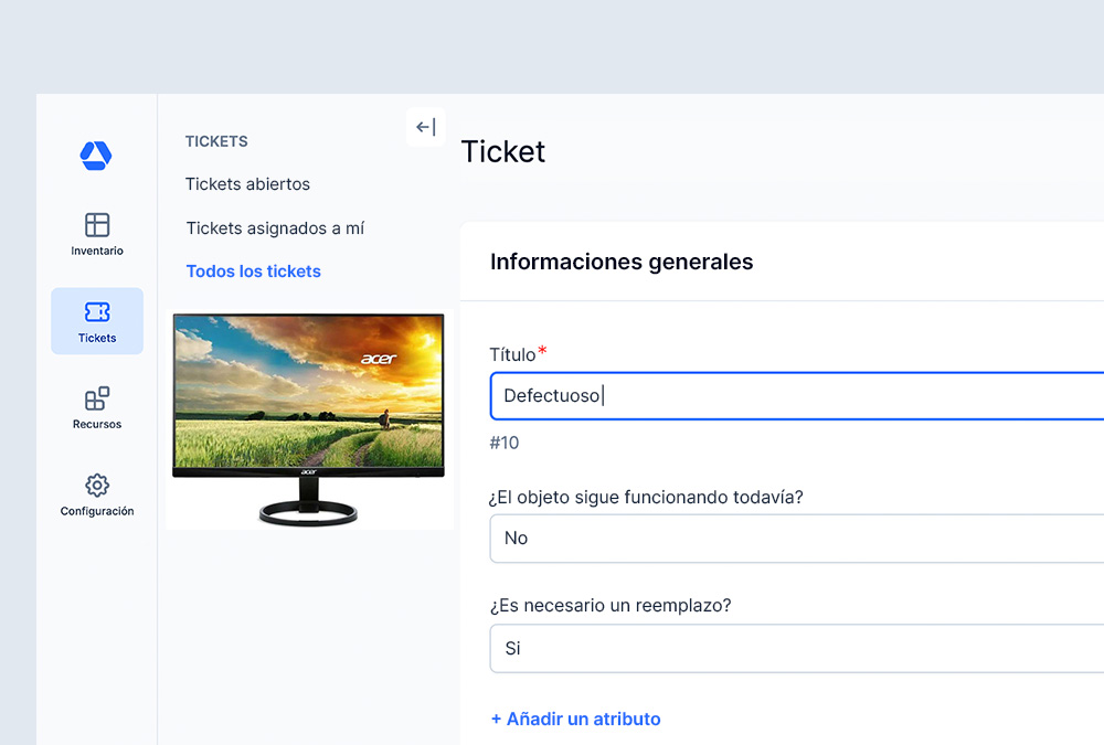 Tickets comercio y servicios