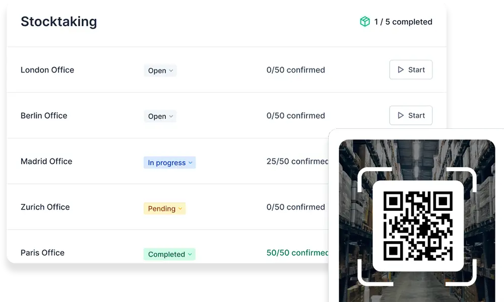 Timly Inventory Tracking Software with Barcode Scanner