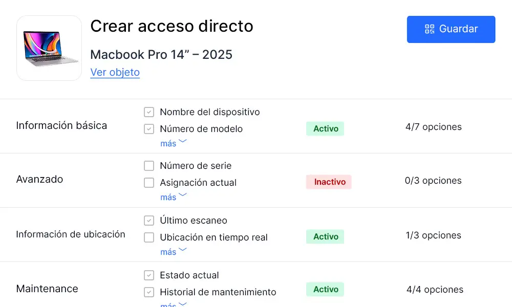 Software GMAO de Timly para gestionar el mantenimiento de ordenadores portátiles y otros equipos informáticos