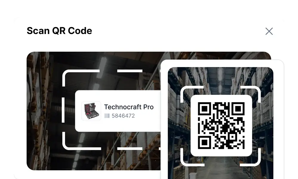 Barcode Scanning Function via QR Code with Timly's Inventory Management Software