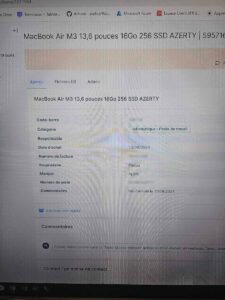 Ejemplo de la ficha de un activo informático gestionado por padoa en el software Timly