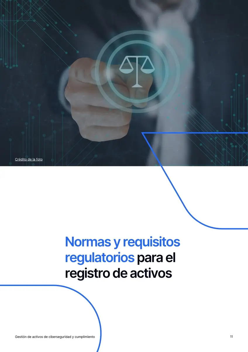 Página de contenido del informe de Timly sobre gestión de activos de ciberseguridad y cumplimiento