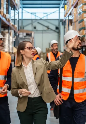 Warehouse organization through a ticketing system